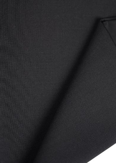 صورة قماش شتوي اسود سادة